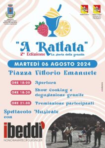 A Sant’Angelo di Brolo il 6 agosto “A Rattata” la 2° edizione della storia della granita siciliana